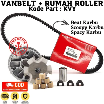 Vanbelt Beat Karbu / Paket Vanbelt Beat Karbu / VBelt Beat Karbu / Penbel Beat Karbu / Vanbelt Scoopy Karbu / Vanbelt Beat Lama / Vanbelt Beat Karbu KVY ( 23100-KVY-902 + 22110-KVY-900 )