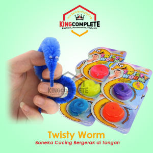 Twisty Worm Alat Sulap Boneka Cacing Bergerak