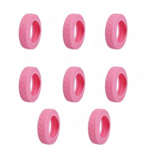 (8 ชิ้น)ปลอกหุ้มล้อซิลิโคน สำหรับกระเป๋าเดินทาง ลดเสียงรบกวน ปลอกหุ้มล้อกระเป๋าเดินทางแบบหนา อุปกรณ์เสริมกระเป๋าเดินทาง