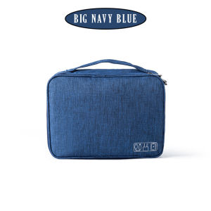 Beg Simpan Kabel Travel Data Cable Storage Bag Multilayer Large Electronic Gadget Organizer Earbuds Power Bank Pouch 收纳包