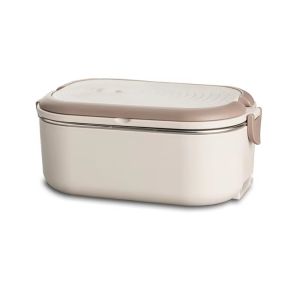 FOUNDTWO Thép không gỉ Hộp cơm điện có sưởi 12 lít Phích cắm Anh/EU/Mỹ Hộp cơm trưa có sưởi ấm cắm điện Di động Bền bỉ Hộp cơm giữ nhiệt Văn phòng