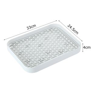 C4854 Khay decor khay nhựa đựng đồ ăn trà bánh hình chữ nhật CINDY