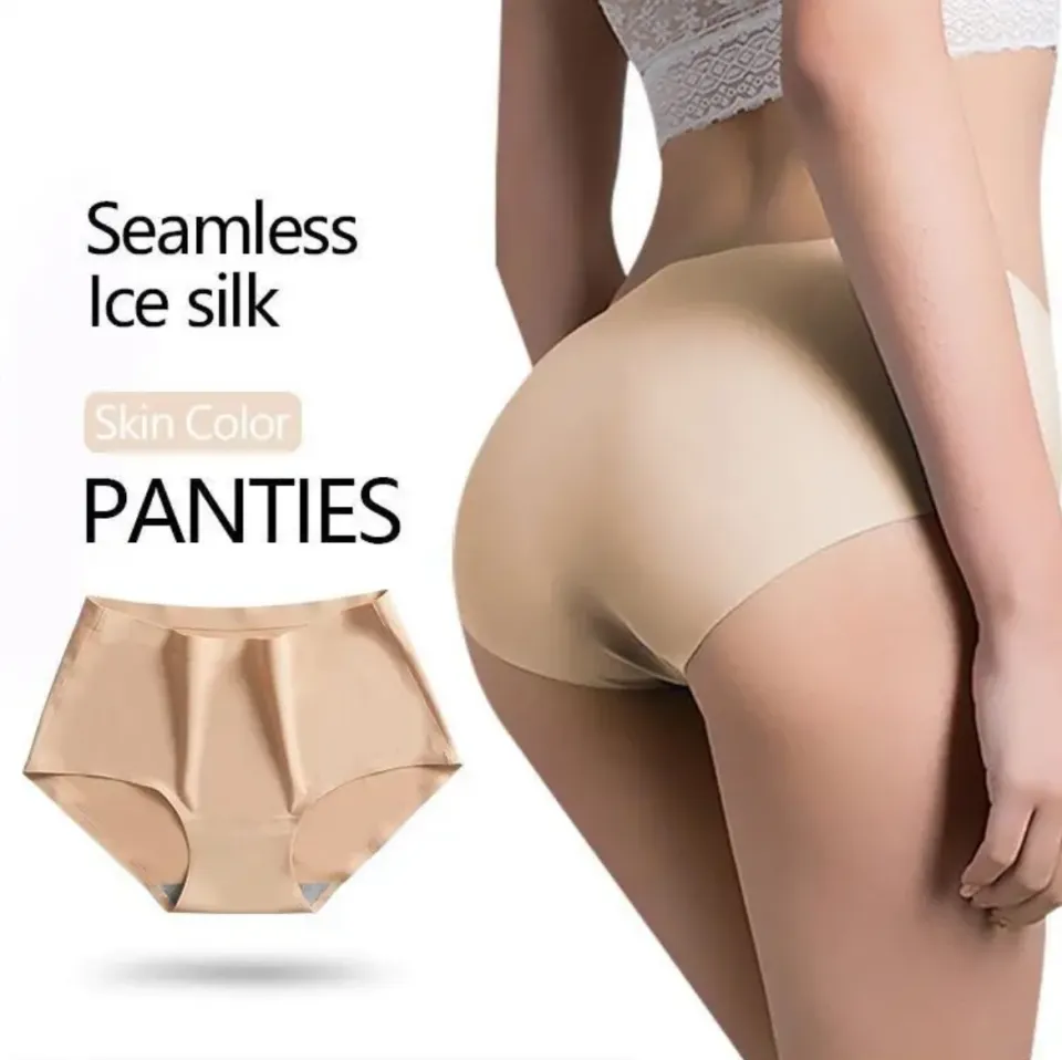 6pcs Premium Quality Women Ice Silk Seamless Sexy Lingerie Panty Underwear  Panties