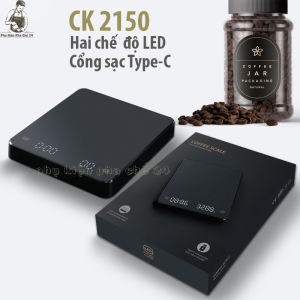 Cân Pha Chế Cân Điện Tử Mini Dùng Cho Pha Cà Phê CK2150 Cân Trừ Bì