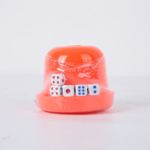 UMI Dice Cup Set Free 6pcs Dice Game Playing Ktv Pub Chinese New Year Party Shake Drinking Board Game Pemain Dadu 骰子盅