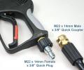 M22 x 3/8 Pressure Washer Quick-Connect Coupler Set A PWQ-03. 