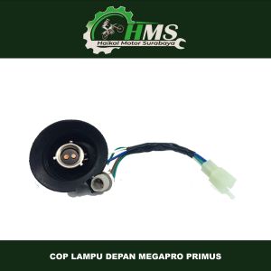 Cop Lampu Depan Megapro Primus - Pitingan Fitting Fiting Piting Socket Soket Dop Bohlam Bulb Depan Honda Mega Pro New Primus