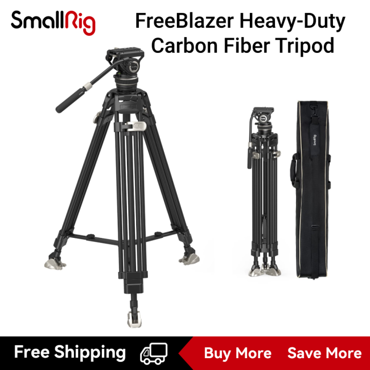 SMALLRIG 73" Video Tripod, Max Load 8kg, Heavy Duty Tripod With 360 - View #2