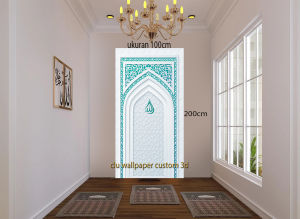 WALLPAPER STICKER MUSHOLA STIKER STICKER MIHRAB STICKER DINDING STIKER MUSHOLLA STIKER DINDING