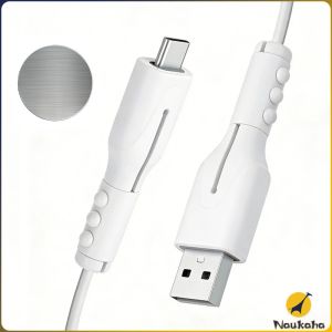 Naukaha Soft Silicone Charger Protector/Cable Protector Data Line Cord Protector Magnetic Cable Protector