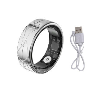Smart Ring Set with Wireless Charging Case - 24/7 Sleep Tracking & HR Tracking | IP68 Waterproof Fitness Tracker | Multi-Sport Activity Tracker | Compatible with Android & iOS