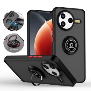 For POCO F7 Pro 5G Case Matte Armor Shockproof Ring Holder Case For Xiaomi Mi Poco F7Pro Camera Lens Protection Cover