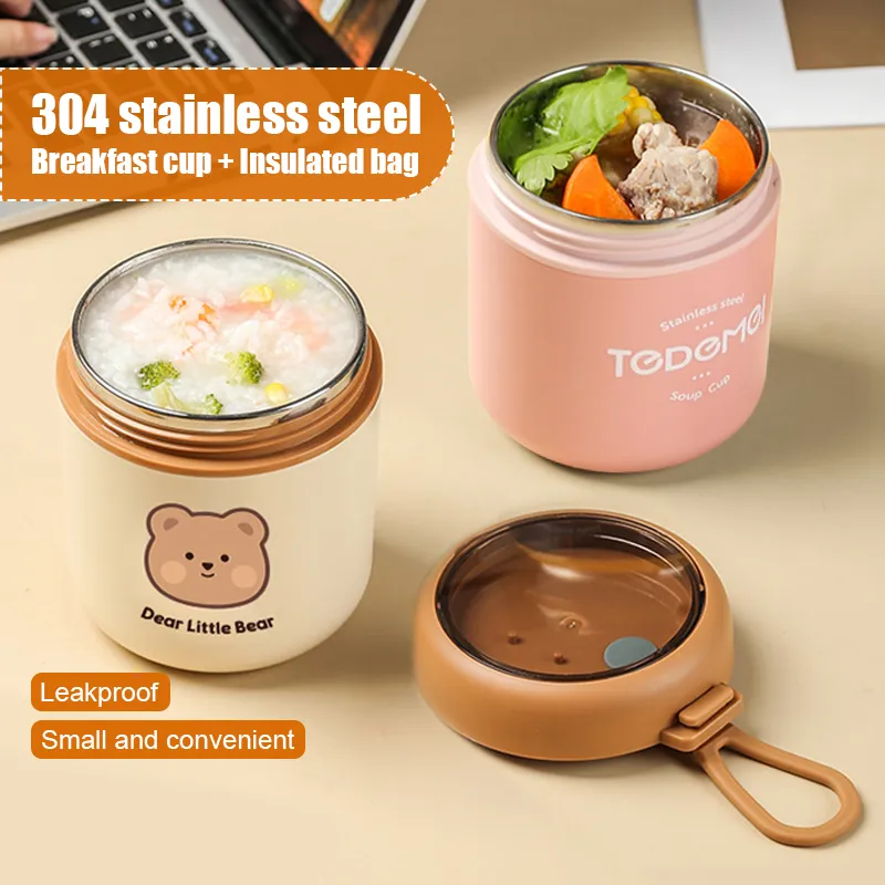 530ml Soup Container Baby Food Container Stainless Steel Thermos