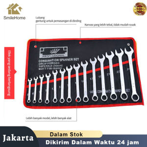 Kunci Ring Pas Set 16pcs 6-32mm: Tool Superman Kunci Ring Pas