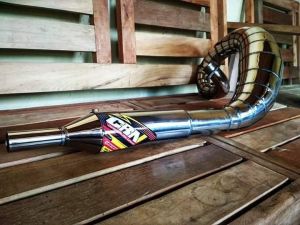 knalpot rx king/rx s lobster full crum Original crn muffler