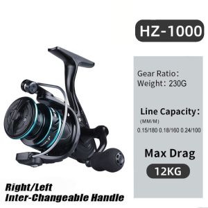 CORALOV Reel Pancing HZ500-7000 Metal Saltwater Reel Gulungan Pancing Murah Logam CNC Kuat Power Ril Pancing Max Drag 30kg
