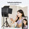 MonQiQi 11นิ้ว ไฟสตูดิโอ ไฟไลฟ์สด LED Light ซอฟบ๊อก พร้อมรีโหมด ไฟสตูดิโอ ไฟถ่ายภาพ รีโมทแสงได้ ไฟต่อเนื่อง photography light studio lamp bulb. 