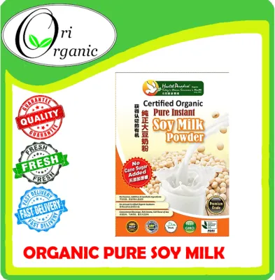 【HALAL】Health Paradise Organic Soya Milk Powder (NO Sugar) 500g (Exp 3/2027 ) soy milk 有机豆奶 VEGETARIAN 素食
