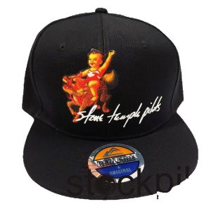 STONE TEMPLE PILOTS BAND SNAPBACK CAP BLACK