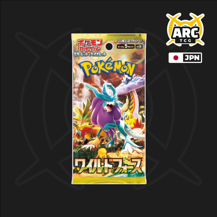 pokemon wild force japanese booster box Pokemon Scarlet & Violet Japanese Cyber Judge & Wild Force Booster Box –  Greg's Game Shop main image 0