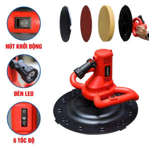 Máy Xoa Vữa Trát Tường Cầm Tay Cao Cấp BOSHUN - Công Suất Lớn 1680W Xoa Phẳng Mọi Bề Mặt (Bảo hành 12 tháng)