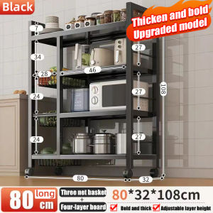 🔥SG Local+2025 Ugrade🔥New 6 Layer 200cm Boltless Metal Adjustable Storage Shelf Rack Thickened Warehouse/Kitchen/Bathroom/Livingroom 6Tier Display Large Capacity Space Saving Shelf Rack Storage