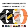 Dây Đeo Silicon Hai Màu Có Nam Châm Cho Apple Watch Seires 10 9 8 ultra 7 5 4 SE 49mm 41mm 45mm 44mm 40mm 46mm 42mm. 