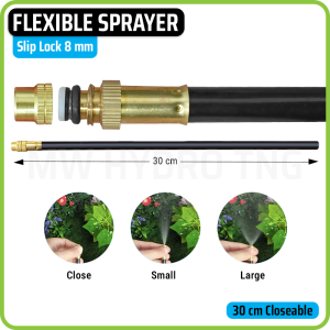 Flexible Tube with Adjustable Brass Nozzle | Universal Micro Sprayer Mist Fleksibel Kepala Kuningan