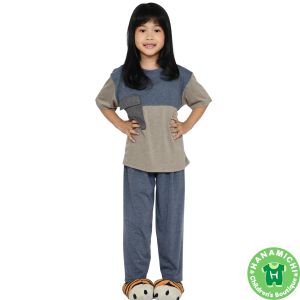 Kiminori RUCI.CP Setelan Baju Tidur Anak Lengan Pendek
