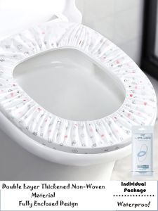 Disposable Double Layer Thickened Toilet Seat Cover/Travel Hotel Toilet Seat Cover(10pcs/5pcs) (SG Stocks)