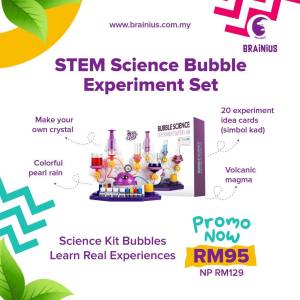 STEM Science Bubble Experiment Set Educational Toys for Little Scientist