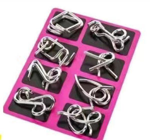 TB IQ Mind Training Puzzle / Metal Wire Puzzle / Brain Traing Kids