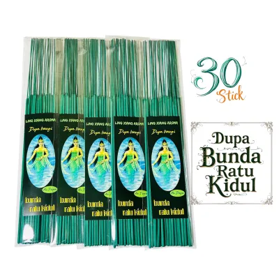 Dupa Hijau Kanjeng Bunda Ratu Kidul Penarik Rezeki Aroma Melati Jasmine isi 30 Batang