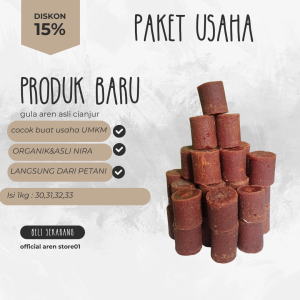 promo Gula Merah aren asli 100% tanpa pengawet asli nira aren kemasan kecil cocok buat usaha eceran atau konsumsi sehari hari