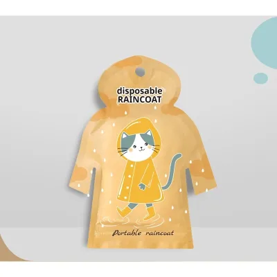 Jas Hujan Anak Plastik Poncho Ponco Mini Travel Pack Lipat Portable Disposable Raincoat Anak2 Gantung Remaja Ringan Gantung Gantungan Laynard Kunci Karet Tas Disposable Waterproof Event Lucu Unik Imut Jas hujan Darurat Waterproof Kids Kid Sekolah SD