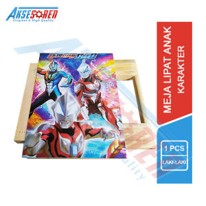 Meja Lipat Kayu Karakter Anak / Meja Lipat Portable / Meja Belajar Lipat Cowok Cewek / Meja Belajar Anak Perempuan Laki-laki / Meja Lipat Laptop Dewasa