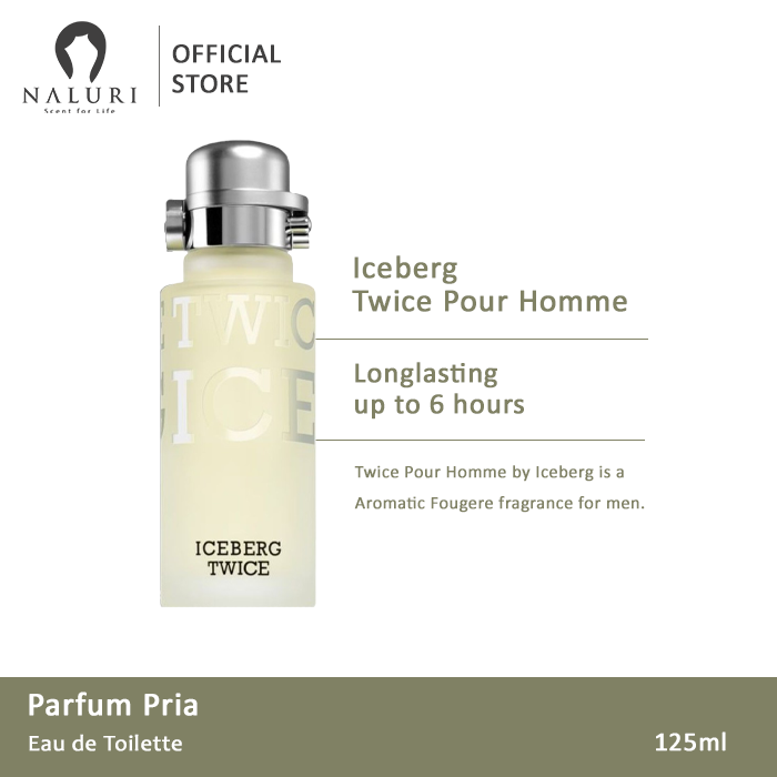 Parfum Iceberg Twice Man EDT 125ml Parfum Pria Segar 125Ml