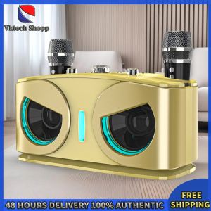 Vktech Owl Bluetooth Speaker with Microphone Portable Bluetooth Speaker with Microphone for Karaoke and Events Durable Battery Green