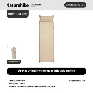 Matras Auto Inflate D Series Naturehike CNK2550WS025 Sleeping Pad Glamping Self Inflate Matras Spon Tebal Matras Camping Piknik