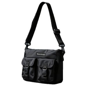 Tas selempang slingbag distro casual trendy cowok keren kekinian Black Army hitam