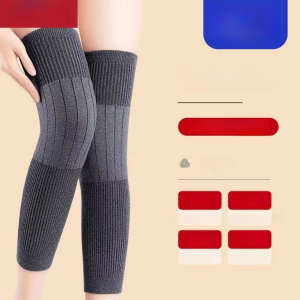Premium Bamboo Charcoal Knee Support Slim Fit Thermal Insulation for Cold Weather & Air-Conditioned Rooms Anti-Slip Design