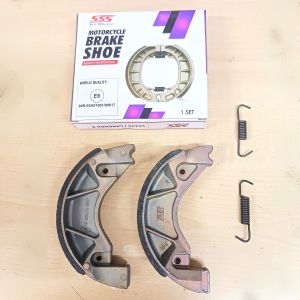SSS BRAKE SHOE (LINNING) FOR HONDA C70/GBO/EX5/DREAM/WAVE100/110 @ YAMAHA LC135  100% ORIGINAL