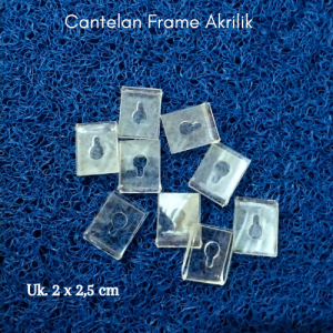 Cantelan pigura akrilik 22x25mm A.P08 Gantungan frame Cantolan acrylic