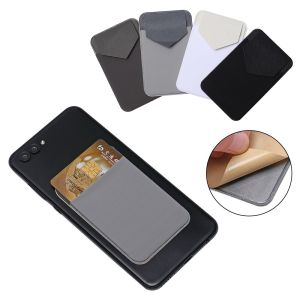 ยางยืด แข็ง แฟชั่น สากล สติ๊กเกอร์กาว กระเป๋าใส่โทรศัพท์มือถือ กระเป๋าเงิน ผู้ถือบัตรโทรศัพท์