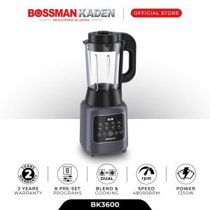 (NEW) Bossman Kaden High Speed Smart Cooking Blender BK3600 (Food Blender Food Processors Multi-function Blender)