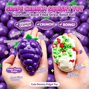 Funny Decompression Vent Dragon Fruit Mango Meat Squeeze Ball Squishy Toy Stress Reliever Fidget Sensory Toy Simulation Fruit Food