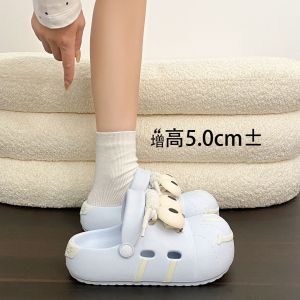 [Free Shipping] WomenS Thick-Soled Clogs Designed For Outdoor Wear Perfect For Summer Beach Use With Odor-Resistant And Non-Slip Features.New 2026 Style Height-Increasing Sandals For Women
