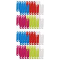 80Pcs Cable Labels Tags for Marking Wires Multicolored Cable Management Labels Clip Cord Cable Identification Marking. 