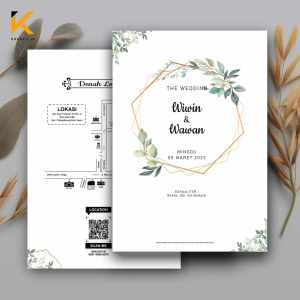 Kreatif.id Bl-01 Undangan Pernikahan ( 100 PCS )  "Best Seller"