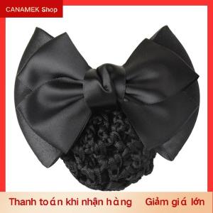 CS Bow barrette phụ nữ tóc Clip Bìa Bowknot Bun snood Phụ kiện tóc phụ nữ mới